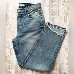 GRLFRND Helena frayed hem jeans
